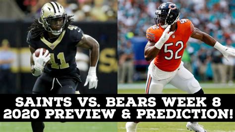 5 things to watch in the Chicago Bears-New Orleans Saints game — plus our Week 9 predictions